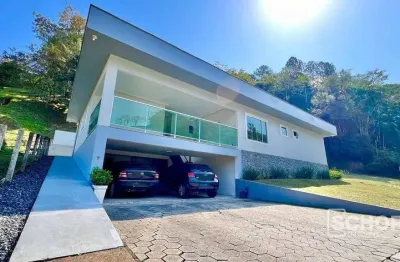 Casa com 3 dormitórios para alugar, 250 m² por r$ 4.951,04/mês - vila itoupava - blumenau/sc