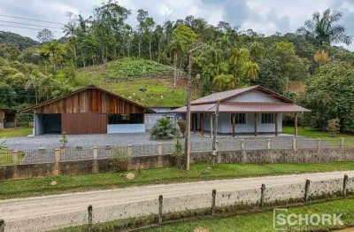 Sítio com 3 dormitórios à venda, 96000 m² por r$ 1.290.000,00 - vila itoupava - blumenau/sc