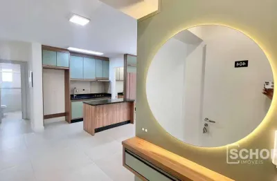 Apartamento com 2 dormitórios para alugar, 71 m² por r$ 4.022,00/mês - salto - blumenau/sc