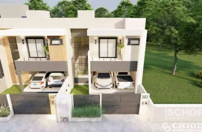 Sobrado com 3 dormitórios à venda, 137 m² por r$ 750.000,00 - quintino - timbó/sc