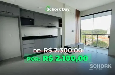 Apartamento com 2 dormitórios para alugar, 54 m² por r$ 2.530,00/mês - itoupava central - blumenau/sc
