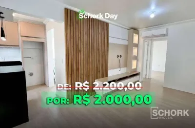 Apartamento com 2 dormitórios para alugar, 62 m² por r$ 2.000/mês + taxas- itoupava central - blumenau/sc