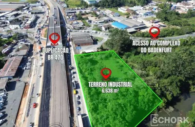 Terreno à venda, 6638 m² por r$ 3.900.000,00 - badenfurt - blumenau/sc