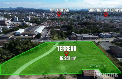 Terreno à venda, 16241 m² por r$ 20.000.000,00 - fortaleza - blumenau/sc