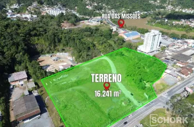 Terreno à venda, 16241 m² por r$ 20.000.000,00 - fortaleza - blumenau/sc