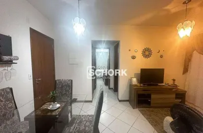 Apartamento com 2 dormitórios à venda, 47 m² por r$ 240.000,00 - itoupava central - blumenau/sc