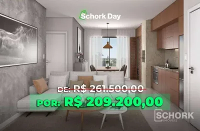 Apartamento com 2 dormitórios à venda, 51 m² por r$ 209.200,00 - araponguinhas - timbó/sc