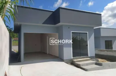 Casa com 2 dormitórios à venda, 71 m² por r$ 330.000,00 - araponguinhas - timbó/sc