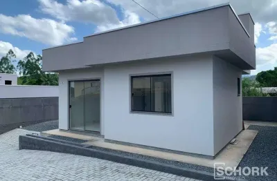 Casa com 2 dormitórios à venda, 50 m² por r$ 277.000,00 - araponguinhas - timbó/sc