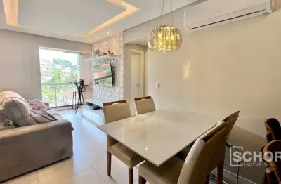 Apartamento com 2 dormitórios para alugar, 60 m² por r$ 2.785,02/mês - escola agrícola - blumenau/sc