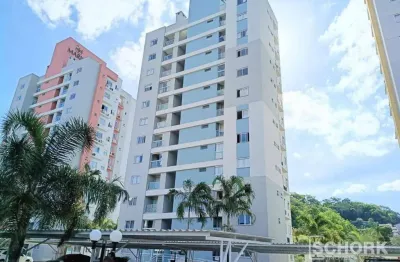 Apartamento com 2 dormitórios para alugar, 60 m² por r$ 2.263,71/mês - escola agrícola - blumenau/sc