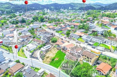 Terreno à venda, 481 m² por r$ 400.000,00 - itoupava norte - blumenau/sc