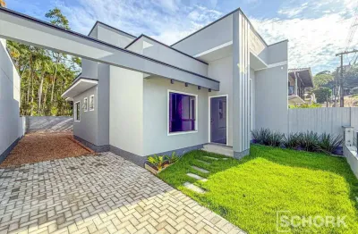 Casa com 3 dormitórios à venda, 72 m² por R$ 425.000,00 - Encano Do Norte - Indaial/SC