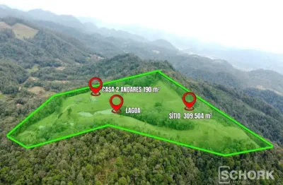 Sítio com 3 dormitórios à venda, 309504 m² por r$ 3.600.000,00 - vila itoupava - blumenau/sc