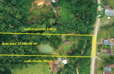 Sítio com 2 dormitórios à venda, 75680 m² por r$ 750.000,00 - vila itoupava - blumenau/sc