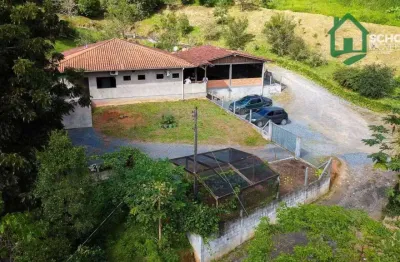 Sítio com 3 dormitórios à venda, 38504 m² por r$ 985.000,00 - vila itoupava - blumenau/sc