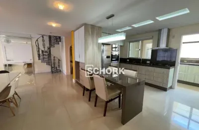 Apartamento duplex com 3 dormitórios à venda, 272 m² por r$ 1.990.000 - centro (blumenau) - blumenau/sc - residencial chatagnier
