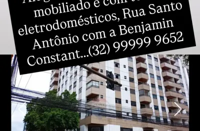 Alugo apartamento de 3/4 sendo a suíte, de frente, com a sacada na Rua Santo Antônio com Benjamin constant todo planejado, mobiliado e com todos os eletrodomésticos pronto para você morar