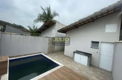 Casa à venda em itanhaém, cibratel ii, com 3 quartos, com 90 m²