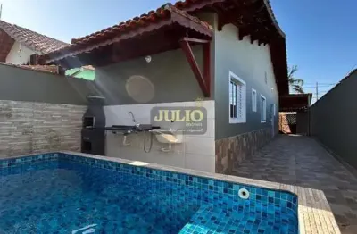 Casa com 2 quartos à venda no jardim santana, mongaguá , 85 m2 por r$ 369.900