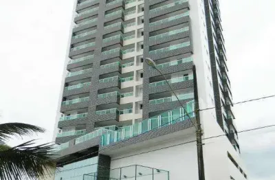 Apartamento no residencial arezzo em mongaguá com vista para o mar e lazer completo 