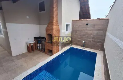 Casa à venda em itanhaém, jd corumbá, com 3 quartos, com 82.35 m²
