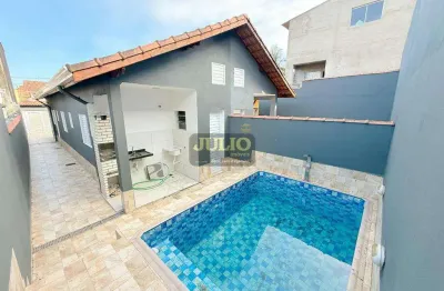 Casa à venda em itanhaém, jardim suarão, com 2 quartos, com 56.35 m²