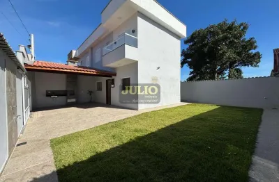Comprar sobrado em mongaguá com 2 suítes e quintal - imóvel novo
