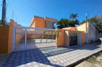 Casa em condomínio fechado com 2 quartos à venda no cibratel ii, itanhaém , 59 m2 por r$ 319.000