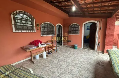 Casa com 2 quartos à venda no jussara, mongaguá , 80 m2 por r$ 320.000