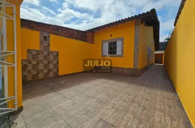 Casa à venda em mongaguá, jussara, com 2 quartos, com 65.18 m²
