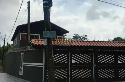 Casa à venda em itanhaém, vila verde mar, com 2 quartos, com 75 m²