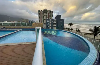 Apartamento à venda em mongaguá, centro, com 2 quartos, com 76.65 m²