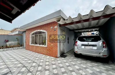 Casa à venda em mongaguá, itaóca, com 3 quartos, com 154.08 m²