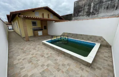 Casa à venda em itanhaém, baln tupy, com 2 quartos, com 69.45 m²