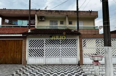 Sobrado à venda em praia grande, solemar, com 2 suítes, com 109.58 m²