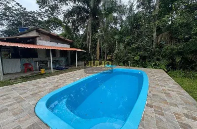 Chácara / sítio com 1 quarto à venda no balneário gaivota, itanhaém , 70 m2 por r$ 270.000