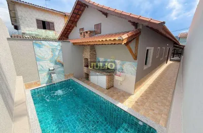 Casa com 2 quartos à venda no agenor de campos, mongaguá , 76 m2 por r$ 435.000