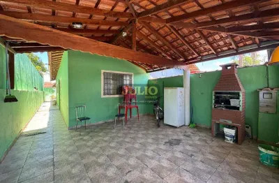 Casa à venda em mongaguá, balneário itaguai, com 2 quartos, com 66 m²