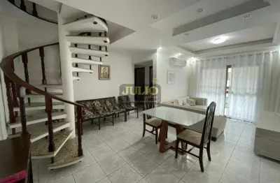 Cobertura à venda em mongaguá, centro, com 3 quartos, com 219.49 m², golden village