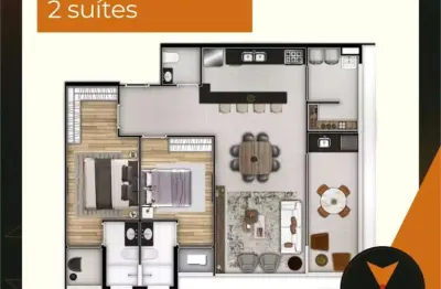 Apartamento com 2 quartos à venda em jardim ana maria - sp