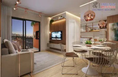 Apartamento com 3 quartos à venda na avenida da república, 7710, portão, curitiba, 64 m2 por r$ 798.000