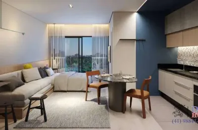 Apartamento com 1 quarto à venda na rua jeremias maciel perretto, 66, campo comprido, curitiba, 30 m2 por r$ 422.600