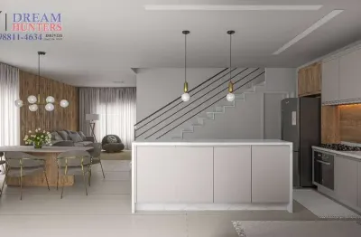 Casa em condomínio fechado com 3 quartos à venda na rua virgínia dalabona, 740, orleans, curitiba, 143 m2 por r$ 1.540.000