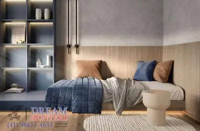 Apartamento com 1 quarto à venda na rua eduardo carlos pereira, 4000, portão, curitiba, 42 m2 por r$ 413.000