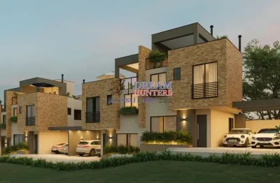 Casa em condomínio fechado com 3 quartos à venda na rua dos dominicanos, 657, boa vista, curitiba, 121 m2 por r$ 825.000