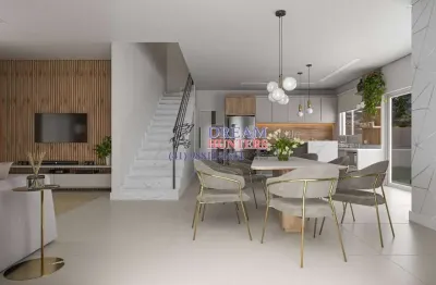 Casa em condomínio fechado com 4 quartos à venda na rua virgínia dalabona, 740, orleans, curitiba, 211 m2 por r$ 2.300.000