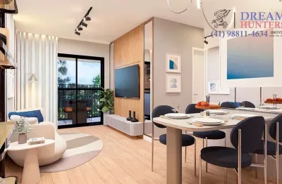 Apartamento com 2 quartos à venda na rua major theolindo ferreira ribas, 71, hauer, curitiba, 75 m2 por r$ 635.925