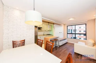 Apartamento com 2 quartos à venda na rua tobias de macedo júnior, 1138, santo inácio, curitiba, 56 m2 por r$ 618.900