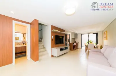 Casa em condomínio fechado com 3 quartos à venda na rua theodoro makiolka, 2875, santa cândida, curitiba, 104 m2 por r$ 797.900